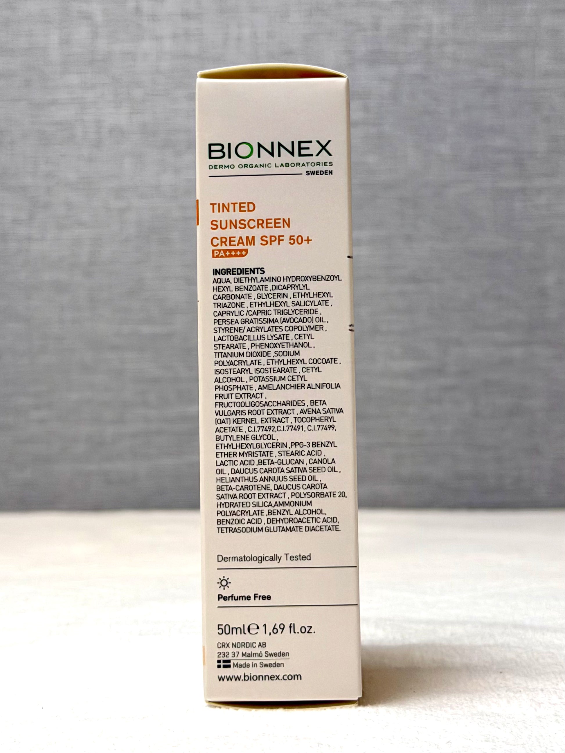 Bionnex Preventiva Tinted Sunscreen Cream SPF 50+ 50ml