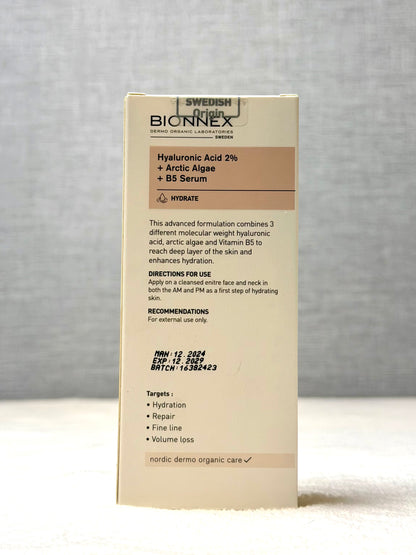 Bionnex Hyaluronic Acid 2% Serum 30ml