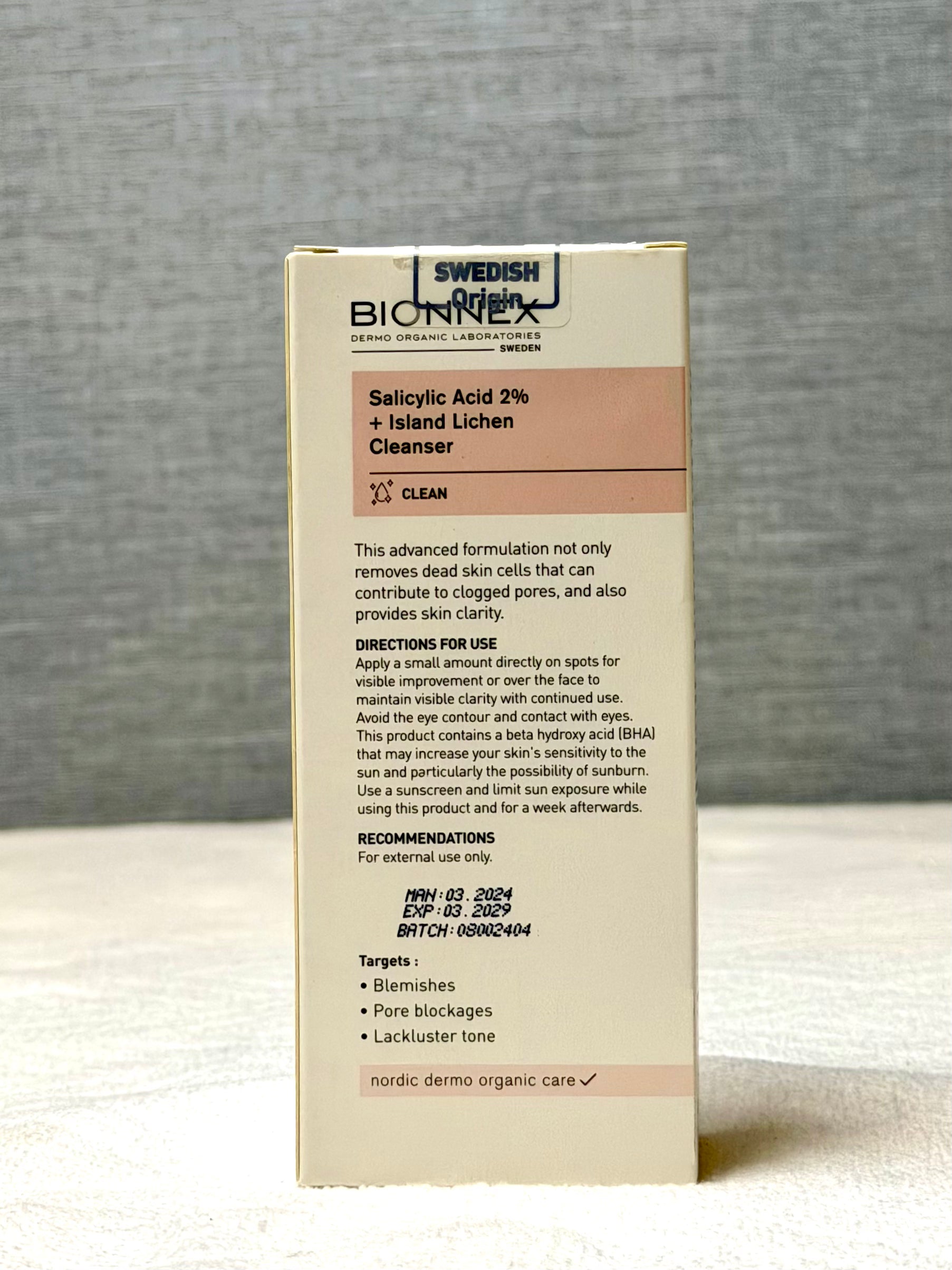 Bionnex Salicylic Acid 2% Cleanser 30ml