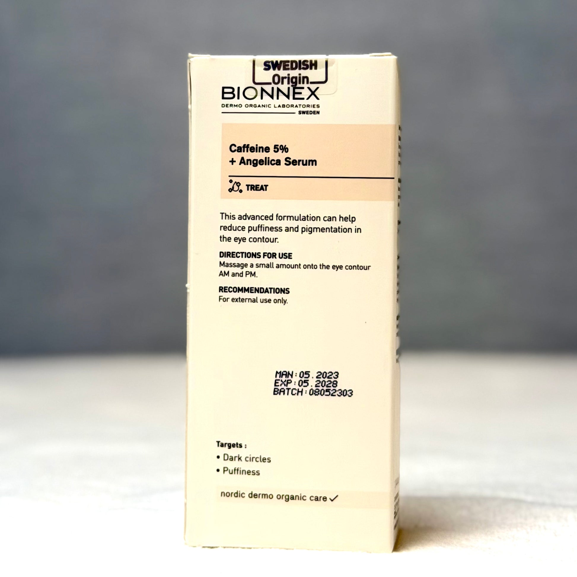 Bionnex Nordea Caffeine 5% + Angelica Serum 30ml