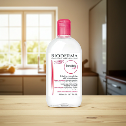 Bioderma Sensibio H2O Micellar Water for Sensitive Skin Makeup Removal, 500ml
