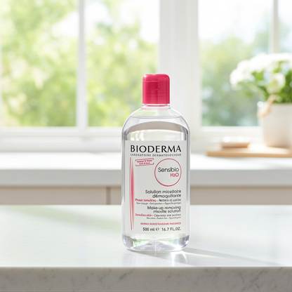 Bioderma Sensibio H2O Micellar Water for Sensitive Skin Makeup Removal, 500ml