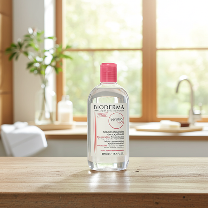 Bioderma Sensibio H2O Micellar Water for Sensitive Skin Makeup Removal, 500ml