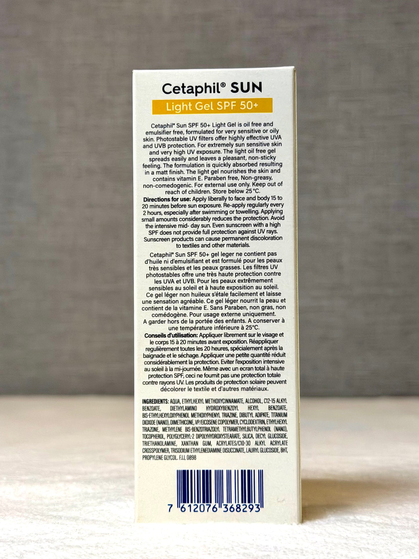 Cetaphil Daylong SPF50+ Light Gel 50ml