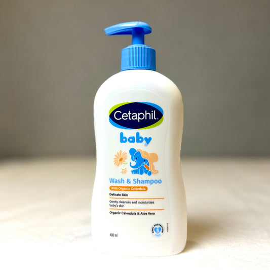 Cetaphil Baby Calendula Wash & Shampoo 400ml