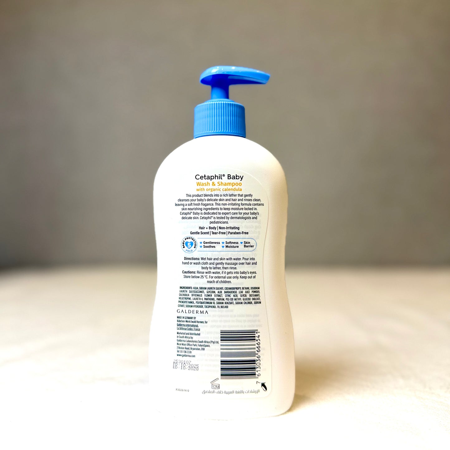 Cetaphil Baby Calendula Wash & Shampoo 400ml