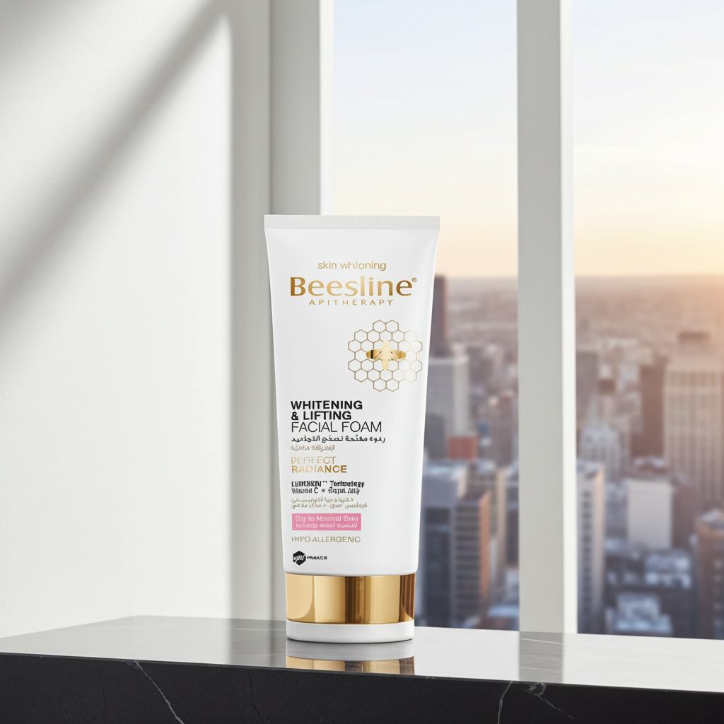 Beesline Hypoallergenic Whitening & Lifting Facial Foam With Vitamin C & Royal Jelly 150ml