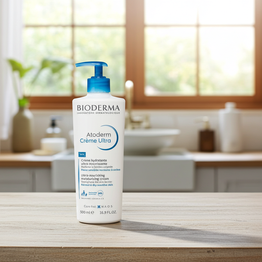 Bioderma Atoderm Ultra Nourishing Body Cream for Dry & Sensitive Skin, 500ml