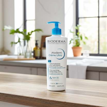 Bioderma Atoderm Ultra Nourishing Body Cream for Dry & Sensitive Skin, 500ml
