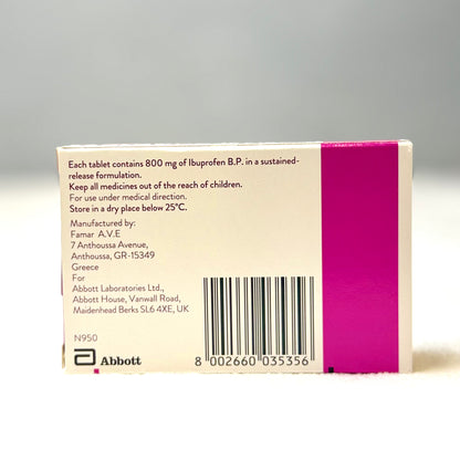 Brufen Retard 800mg Tablets – 20 Tablets