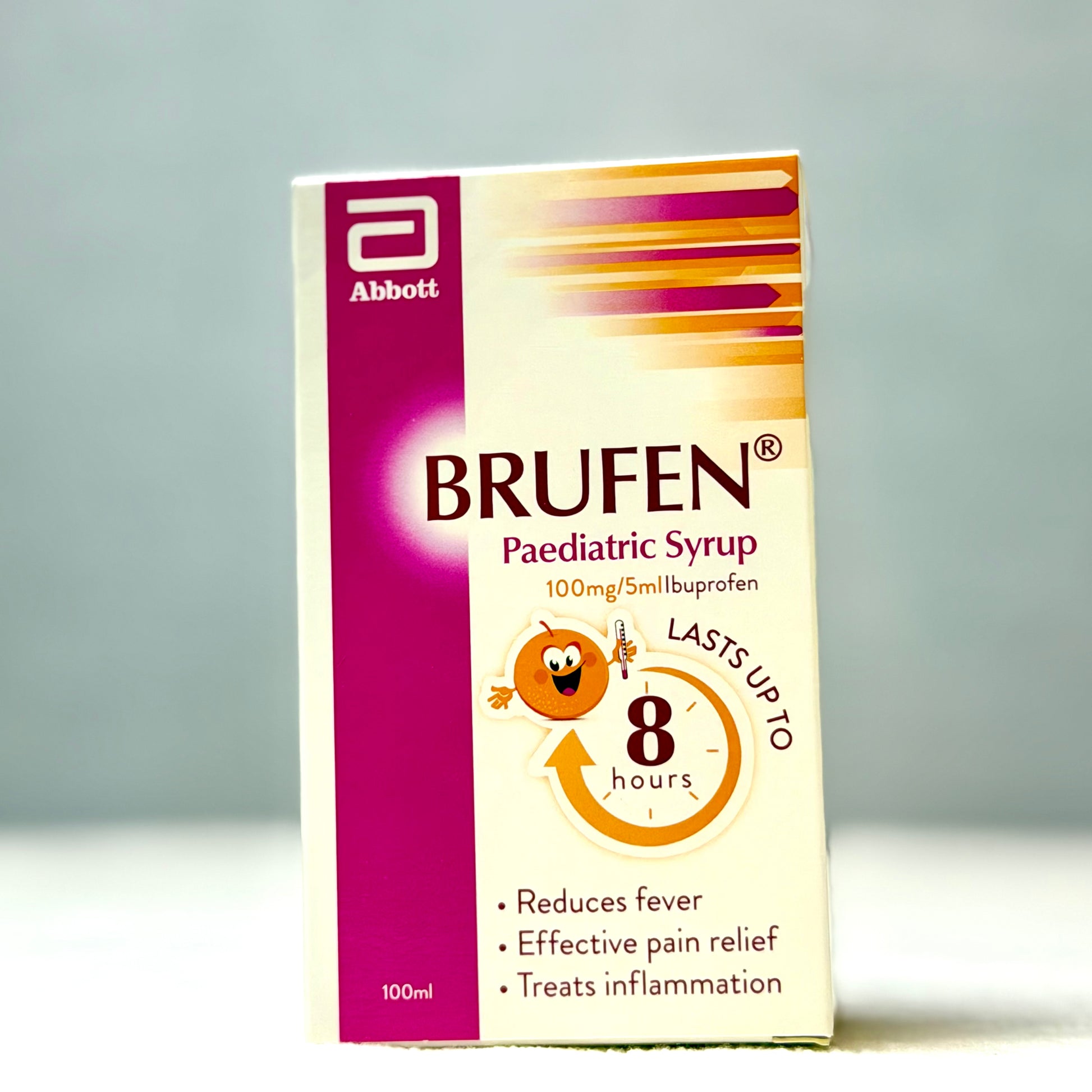 Brufen Syrup 100ml (Ibuprofen 100mg/5ml)