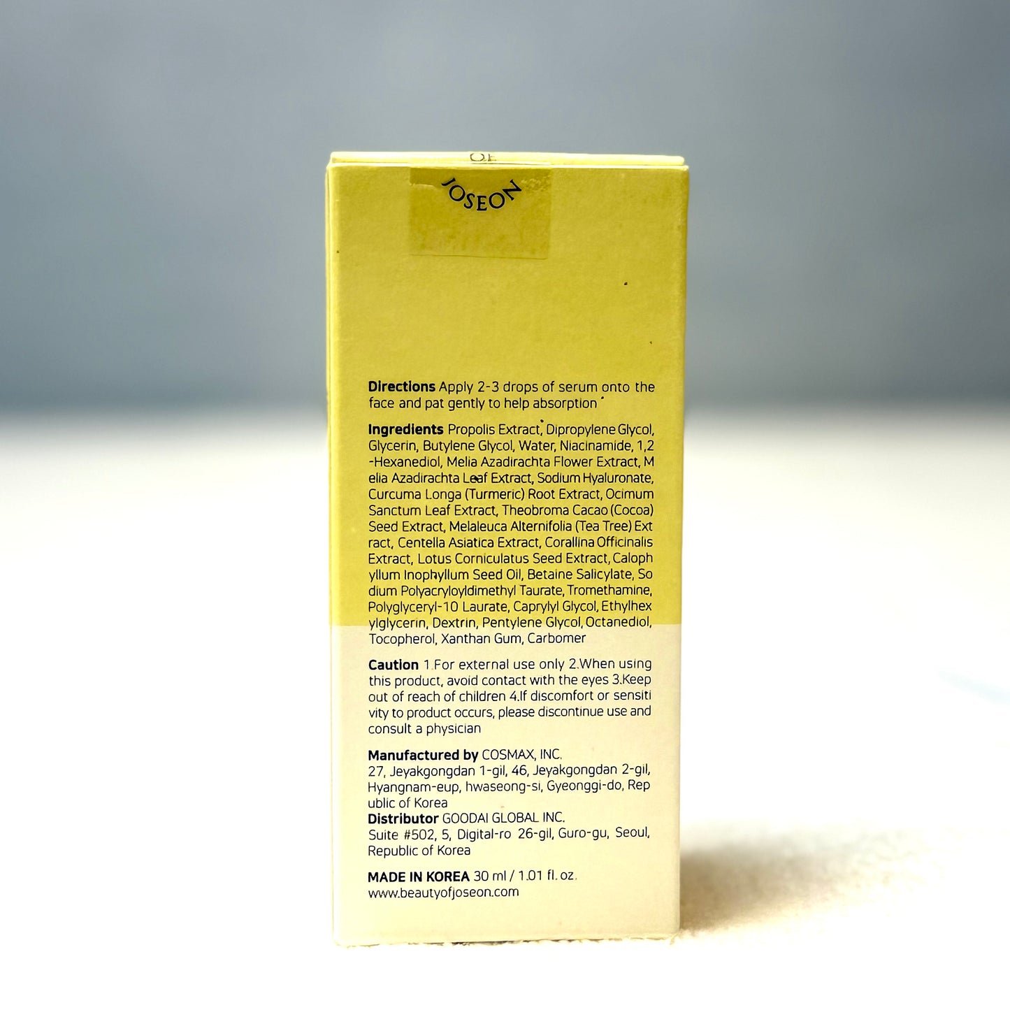 Beauty of Joseon Glow Serum: Propolis + Niacinamide 30ml