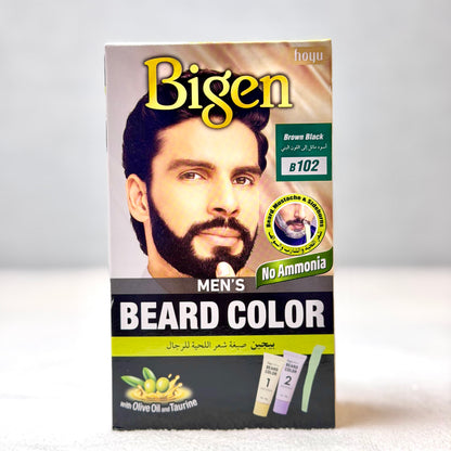 Bigen Men's Beard Colour B102 Brown Black | Easy Beard Dye