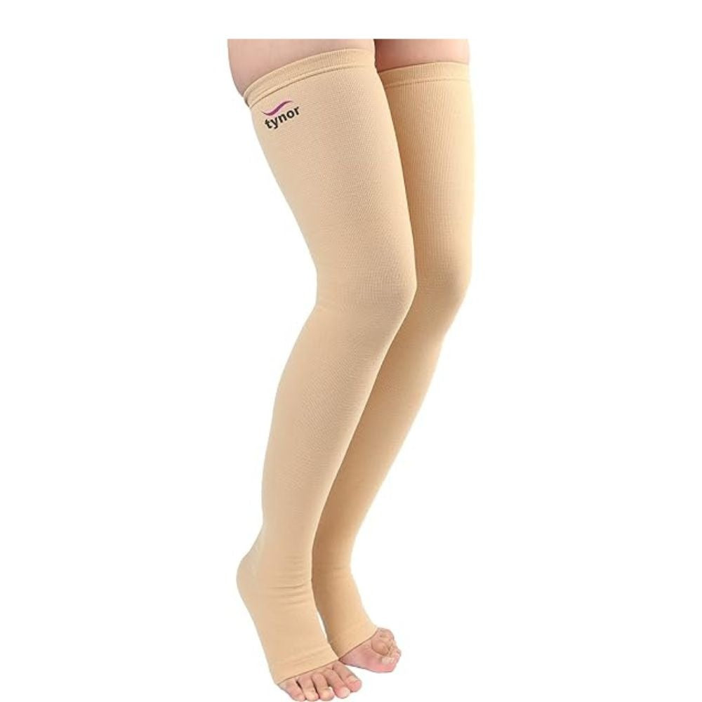 Tynor Compression Stockings Mid Thigh (Xl) 2X1's