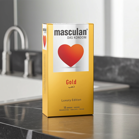 Masculan Gold Luxury Edition Premium Condoms – 10 Pack