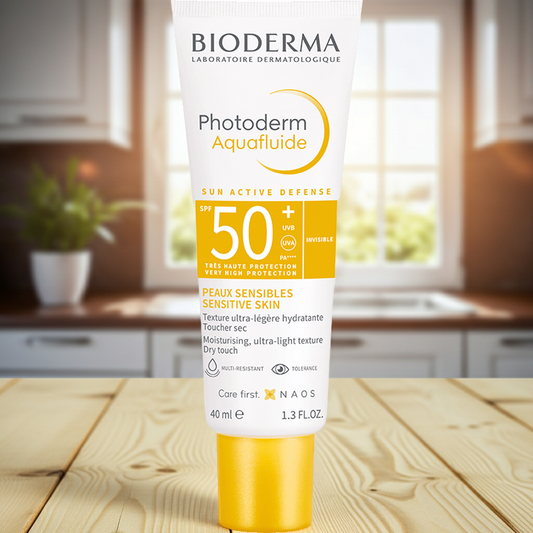 Bioderma Photoderm Aqua Fluid SPF 50+ Invisible Sunscreen for Normal to Combination Skin, 40ml Offer Pack