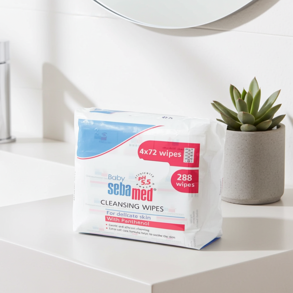 Sebamed Baby Cleansing Wipes 288s (3+1 Offer)