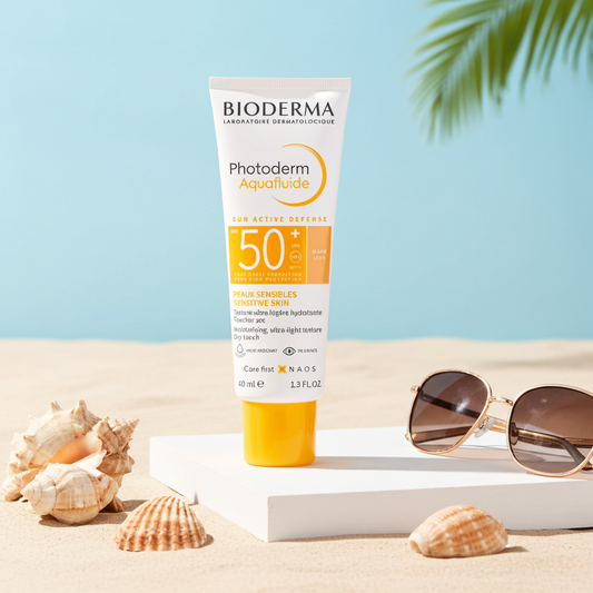 Bioderma Photoderm Aquafluide SPF50+ Water-Resistant Sunscreen Claire Light, 40ml