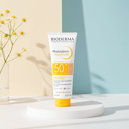Bioderma Photoderm Aquafluide SPF50+ Water-Resistant Sunscreen Claire Light, 40ml