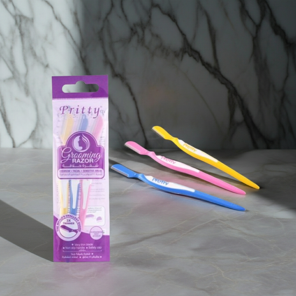 Pritty Facial Razor 3pc (FRTV-3PE)