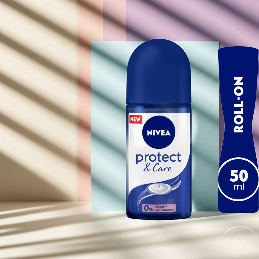 Nivea Protect & Care Deodorant Roll-On for Women 50ml