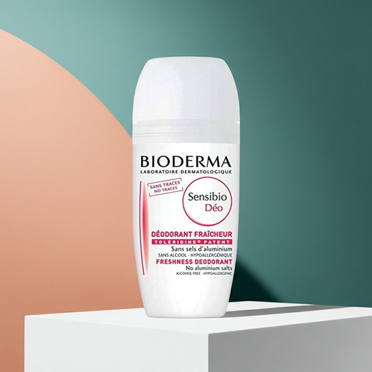 Bioderma Sensibio Hypoallergenic Freshness Roll-On Deodorant for Sensitive Skin, 50ml