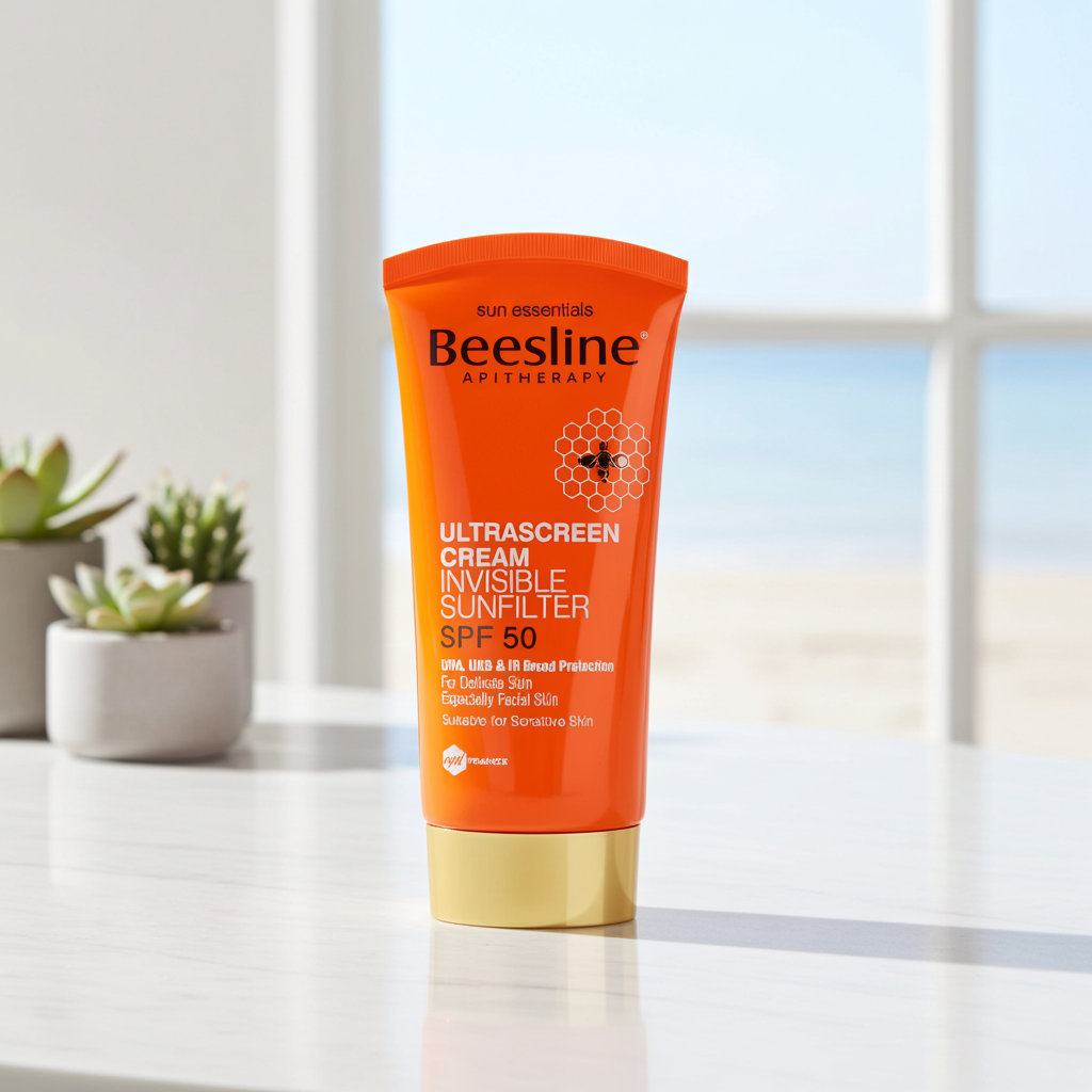 Beesline Ultrascreen Invisible Sun Cream SPF50, 60ml