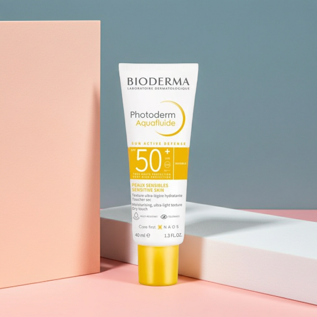 Bioderma Photoderm Aquafluide Invisible SPF50+ Moisturising Facial Sunscreen 40ml