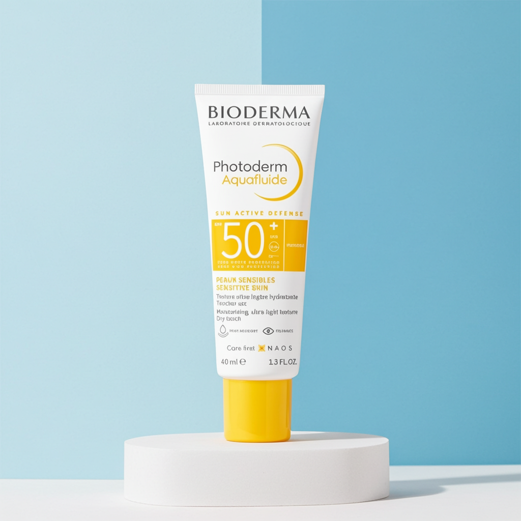 Bioderma Photoderm Aquafluide Invisible SPF50+ Moisturising Facial Sunscreen 40ml