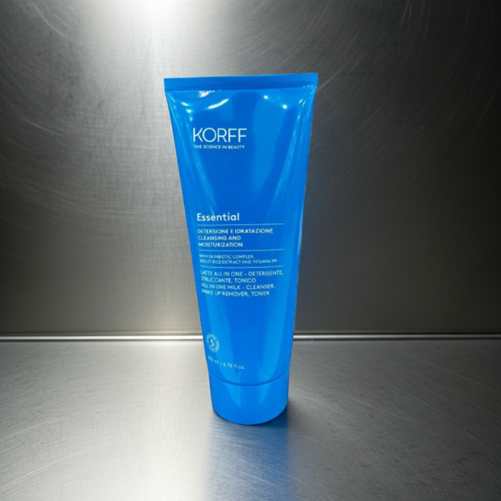 Korff Essent All-In-One Milk Cleanser, Make-Up Remover & Toner 200ml