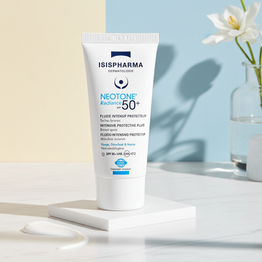 ISIS Pharma Neotone Radiance SPF 50 Brightening Sunscreen Cream for Dark Spots & Hyperpigmentation, 30ml