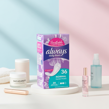 Always Comfort Protect Normal Sanitary Pads 20 Pads – All-Day Comfort & Protection with SoftDry Technology
