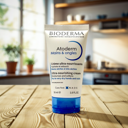 Bioderma Atoderm Ultra-Nourishing Hand & Nail Cream for Dry & Sensitive Skin, 50ml