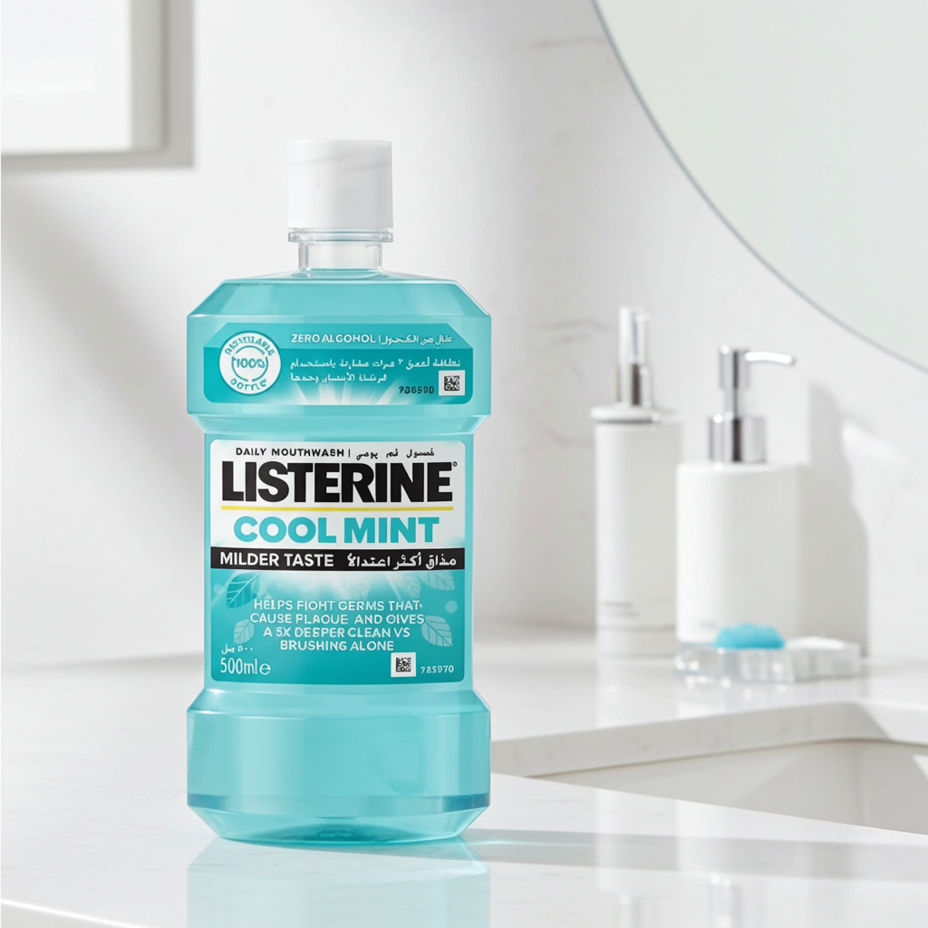 Listerine Mouthwash Cool Mint Milder Taste 250ml