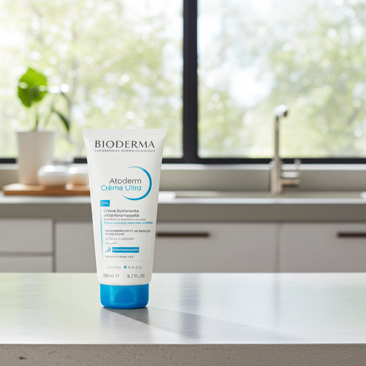 Bioderma Atoderm Ultra Nourishing Cream for Very Dry & Sensitive Skin, 200ml Tube