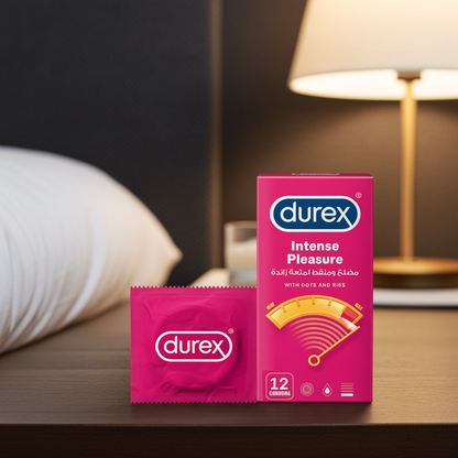 Durex Intense Pleasure Condoms 12s