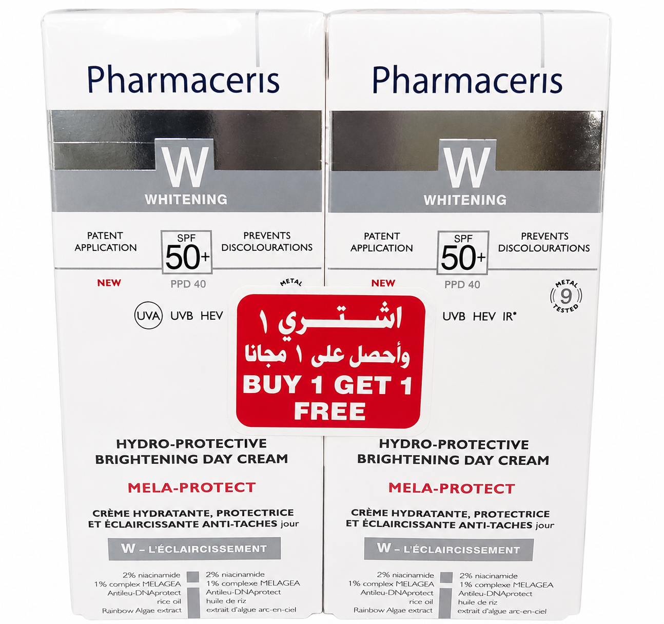 PHARMACERIS MELA-PROTECT BRIGH DAY CREAM SPF 50+ 50ML (1+1)
