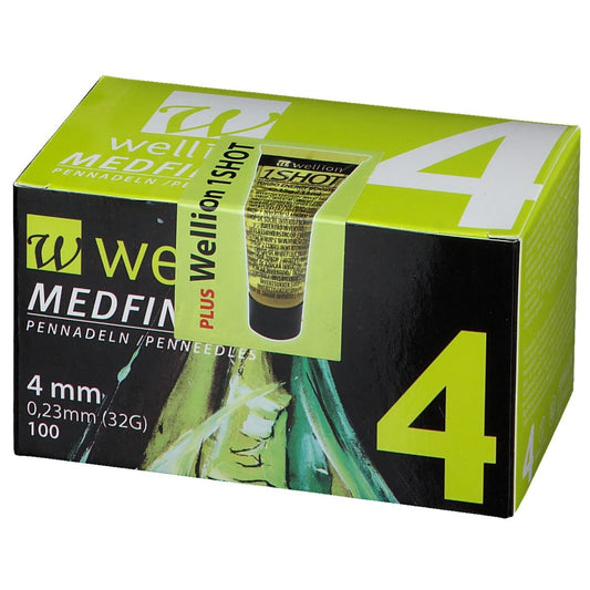 Wellion Medfine Pen Needle 4mm 32G 100s