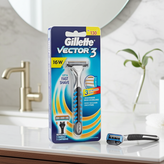 Gillette Vector Razor Blades 3S