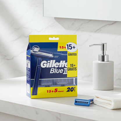 Gillette Blue II Disposable Razors 20S