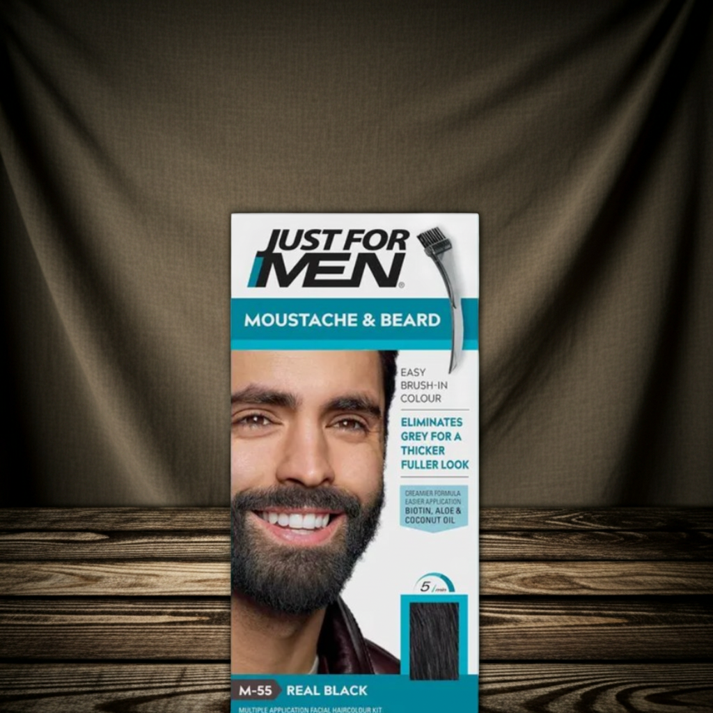 Just For Men Moustache & Beard Color M55 Real Black 28.4g