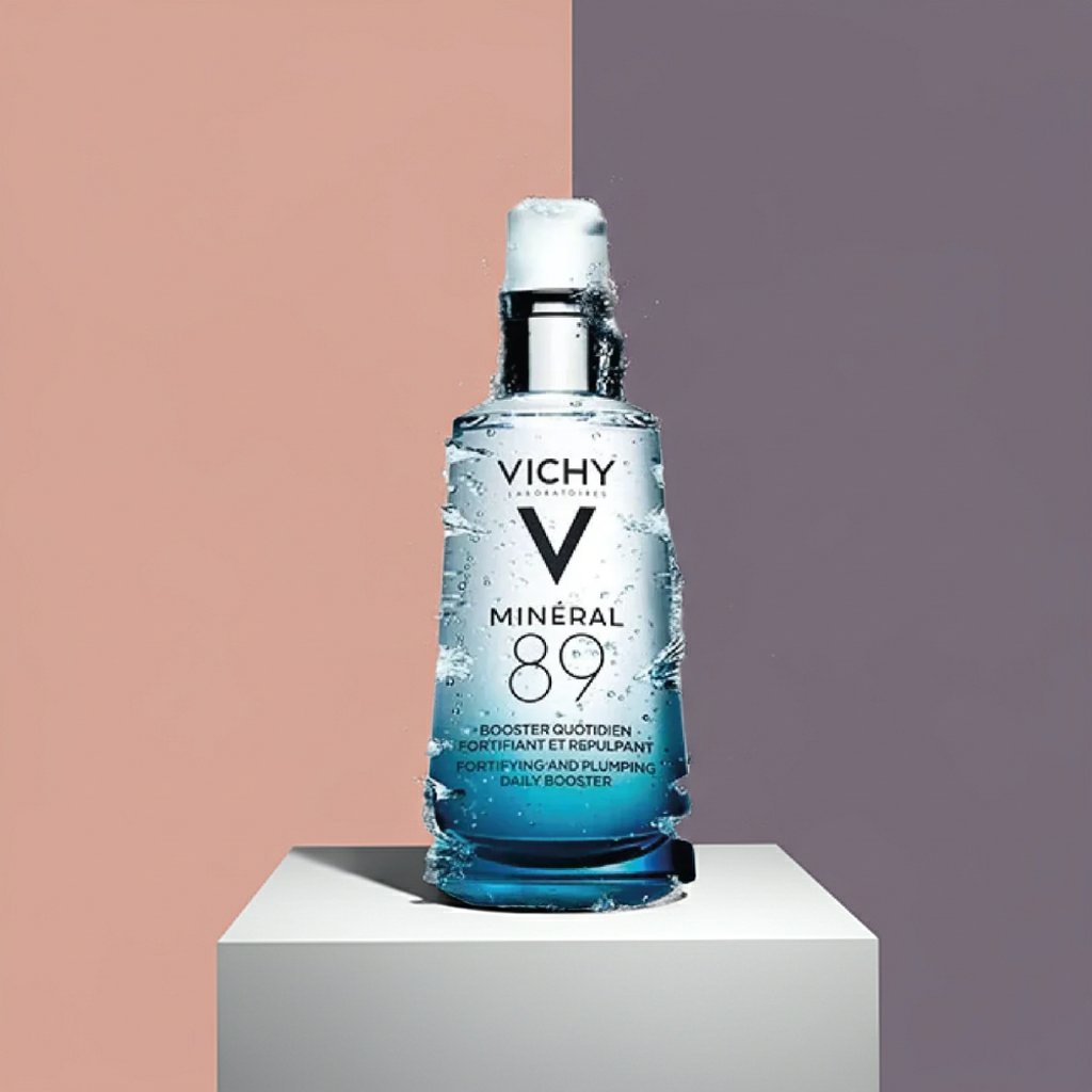 Vichy Mineral 89 Hyaluronic Acid Daily Booster 50ml – Strengthening & Plumping Face Serum