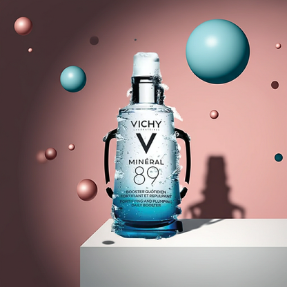 Vichy Mineral 89 Hyaluronic Acid Daily Booster 50ml – Strengthening & Plumping Face Serum