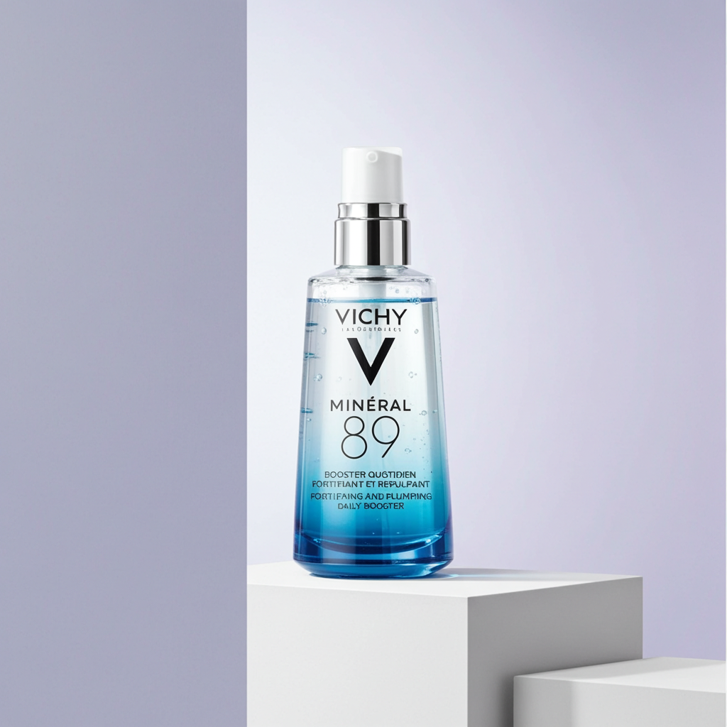 Vichy Mineral 89 Hyaluronic Acid Daily Booster 50ml – Strengthening & Plumping Face Serum