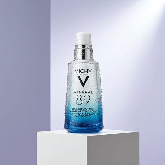 Vichy Mineral 89 Hyaluronic Acid Daily Booster 50ml – Strengthening & Plumping Face Serum