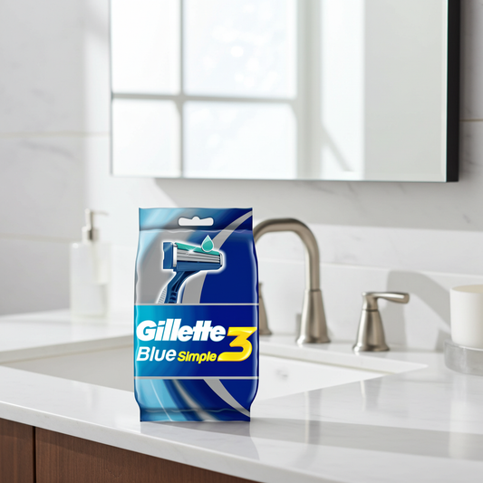 Gillette Blue 3 Simple Disposable Razors 4S (2+1 Offer Pack)
