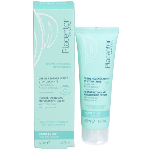 Placentor Vegetal Regenerating & Moisturizing Cream for Dry Skin 40ml