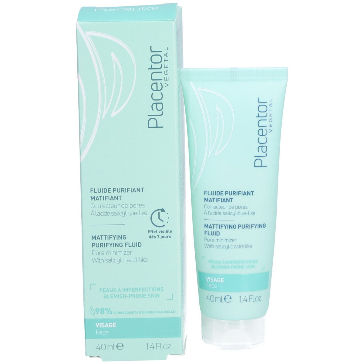 Placentor Vegetal Mattifying Purifying Fluid 40ml