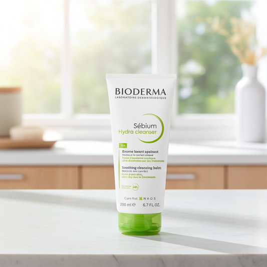 Bioderma Sebium Hydra Cleansing Cream for Acne-Prone Dry & Sensitive Skin, 200ml
