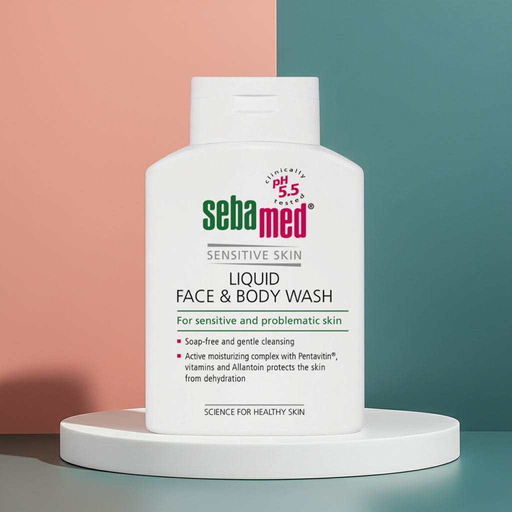 Sebamed Olive Liquid Face & Body Wash 200ml